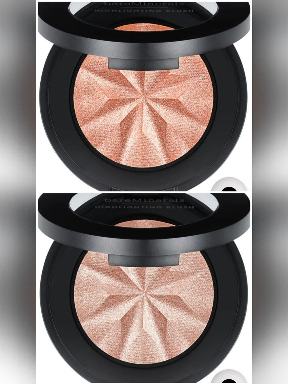 BareMinerals Gen Nude Highlighting Blush In Either Peach Glow or Opal Glow